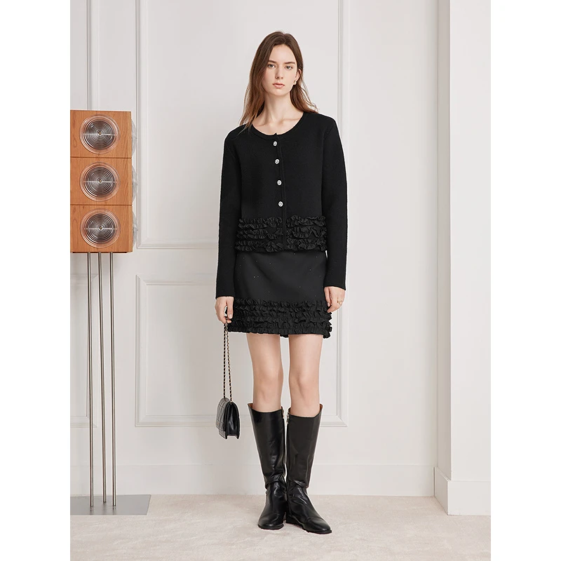 Goodland美地2025冬季新款毛织开衫LC35506310