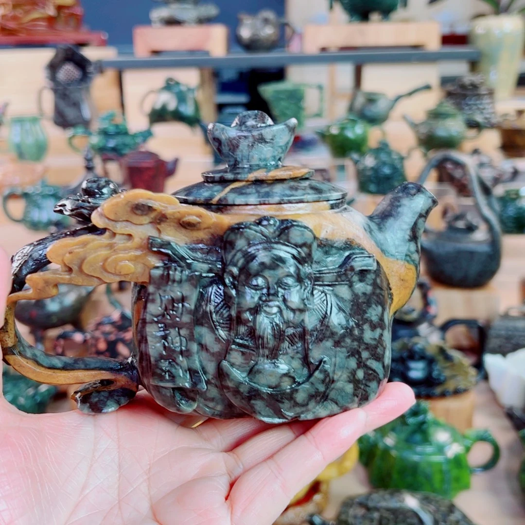 思***叶天然石材手工雕刻