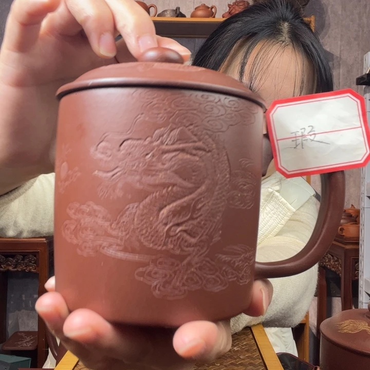 茶杯紫砂原矿紫砂杯