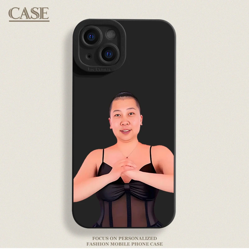 搞怪东北雨姐适用iPhone16ProMax手机壳15苹果14软13瞳影1211xsxr