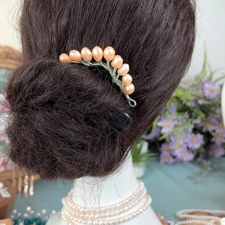 未镶嵌淡水珍珠发饰
