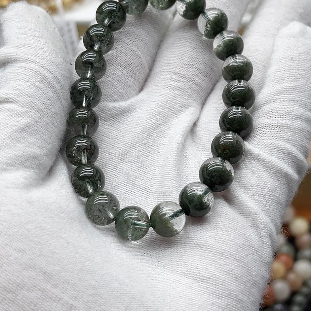 水晶手串未镶嵌天然水晶半盆