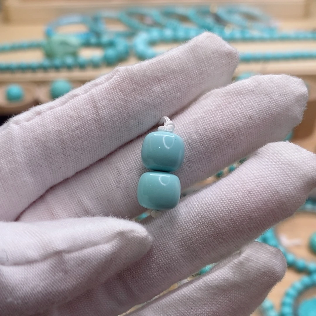 绿松石未镶嵌珠宝奇石9.5mm