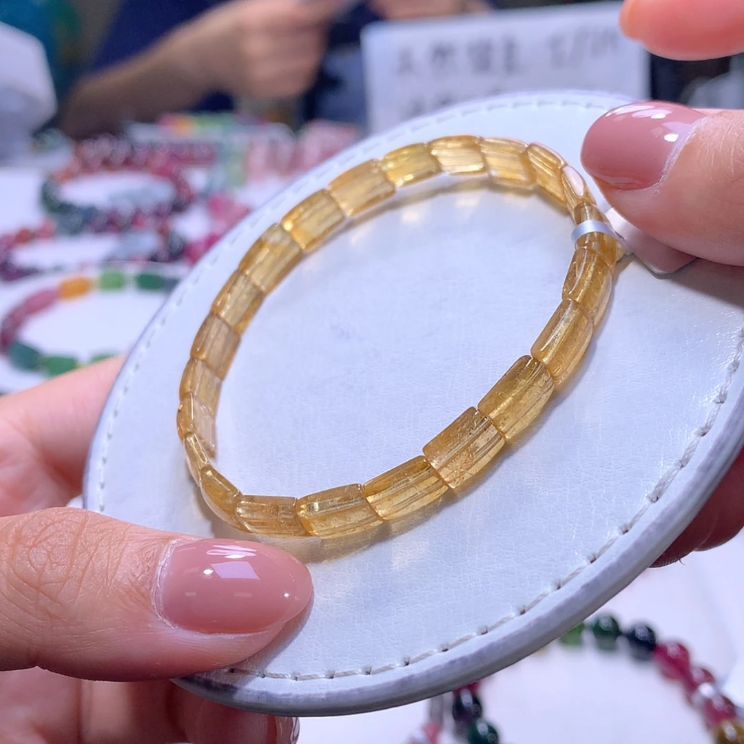 【闪购商品】未镶嵌手链碧玺7m