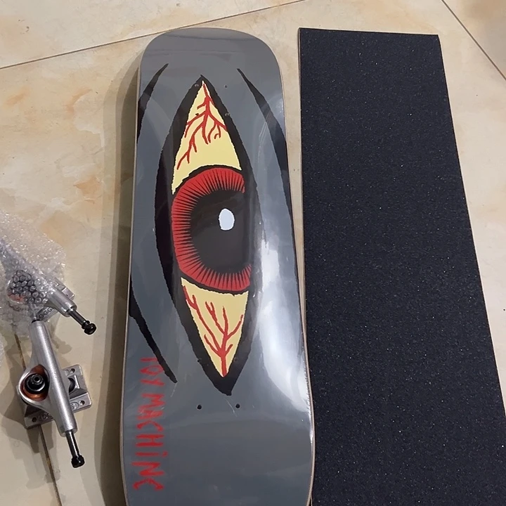 进口枫木toy灰色眼睛8.13+全黑砂一张+doggies中空桥一对