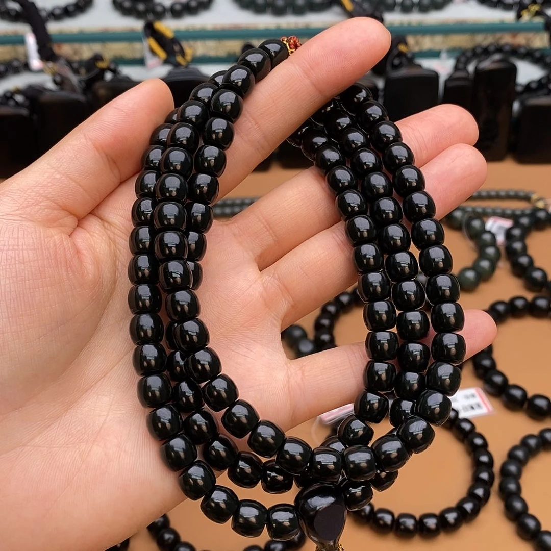 和田玉（青玉）未镶嵌颈饰空*