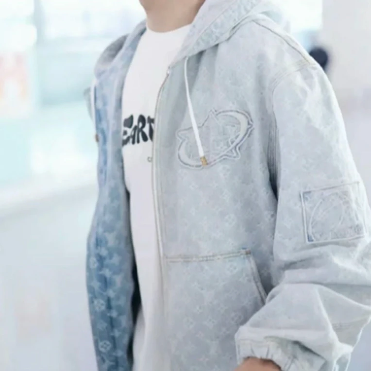 95新 LouisVuitton/路易威登 老花&NBA联名款牛仔外套