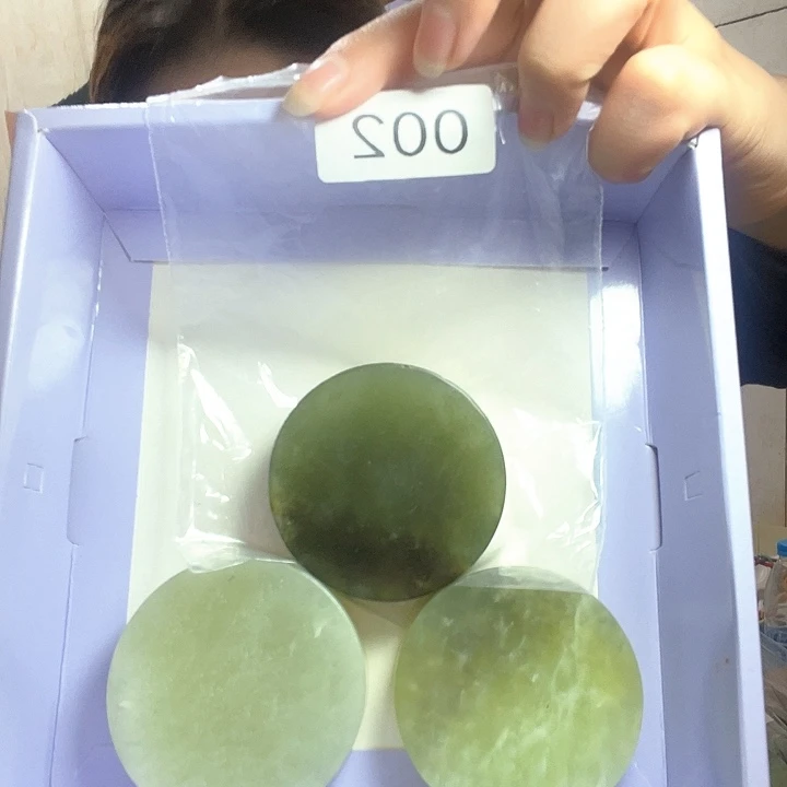 蛇纹石玉未镶嵌天然岫玉珠宝未镶嵌微瑕