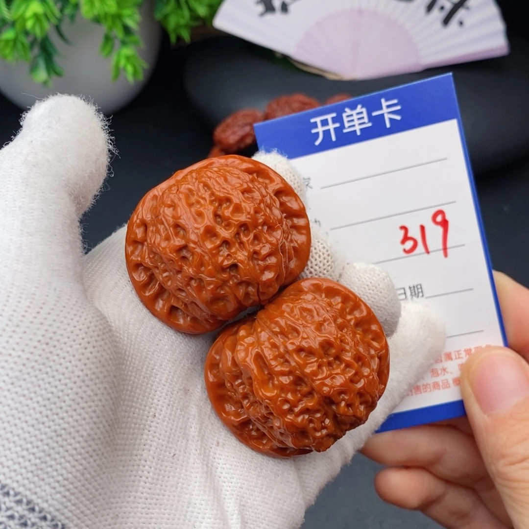 文玩核桃把件42血麒麟319