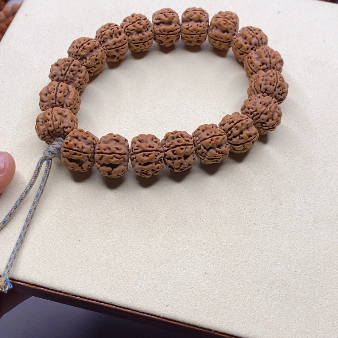 金刚菩提手串梅花爆肉双龙尺寸1.8