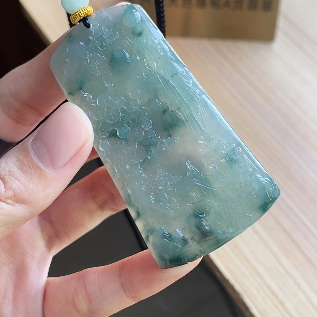 【闪购商品】颈饰未镶嵌翡翠天然缅甸A货翡翠