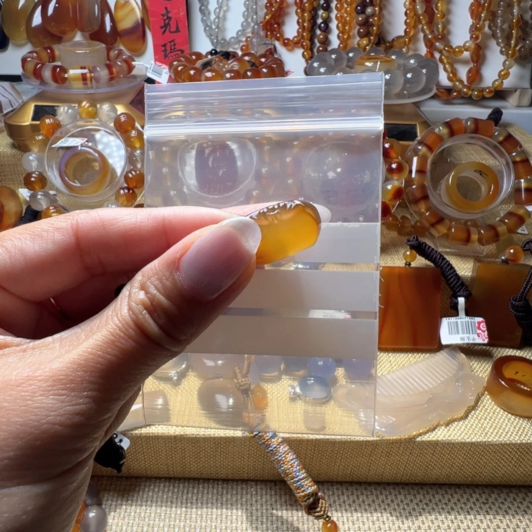 想***来玛瑙/玉髓合金颈饰1