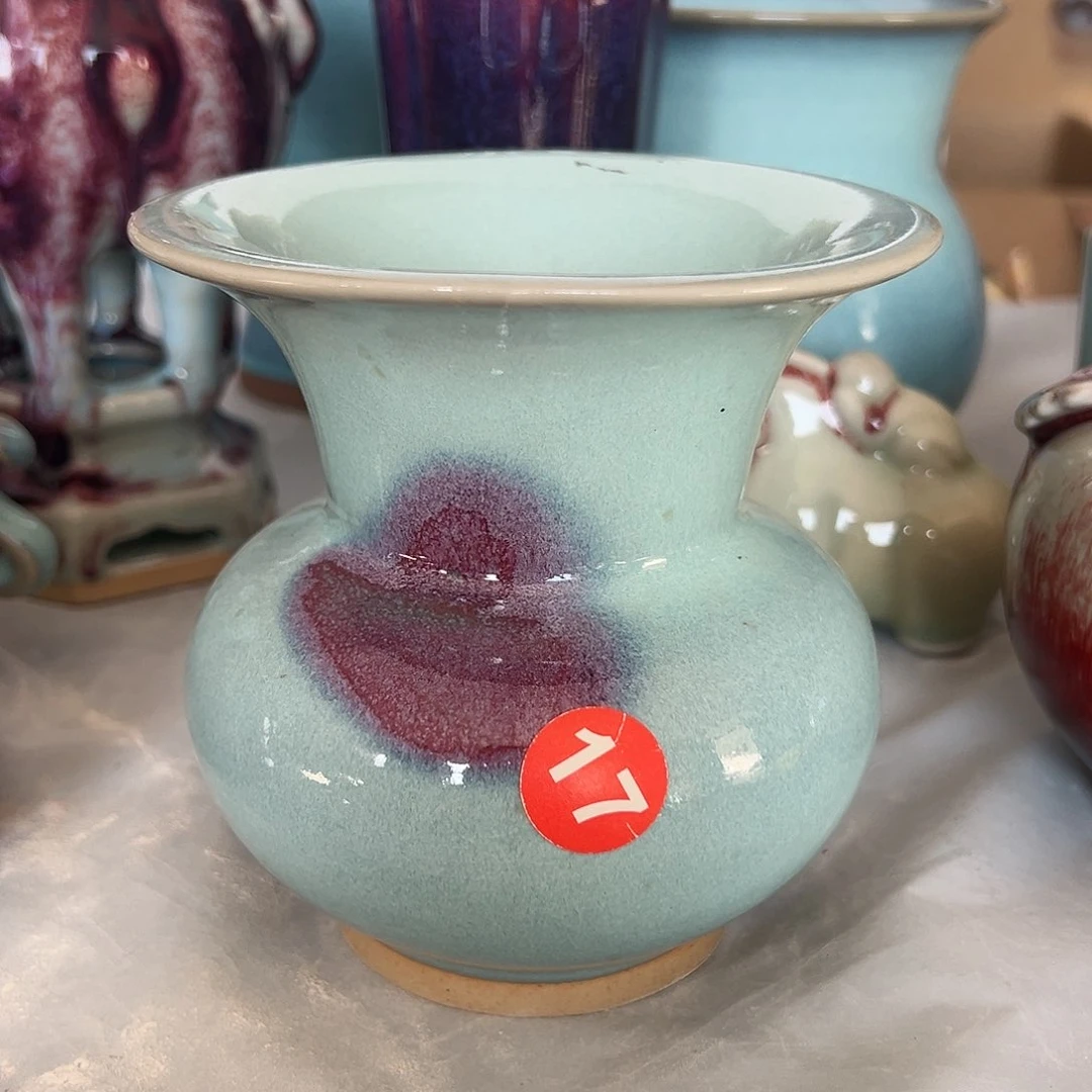 摆件郑家钧窑摆件微瑕