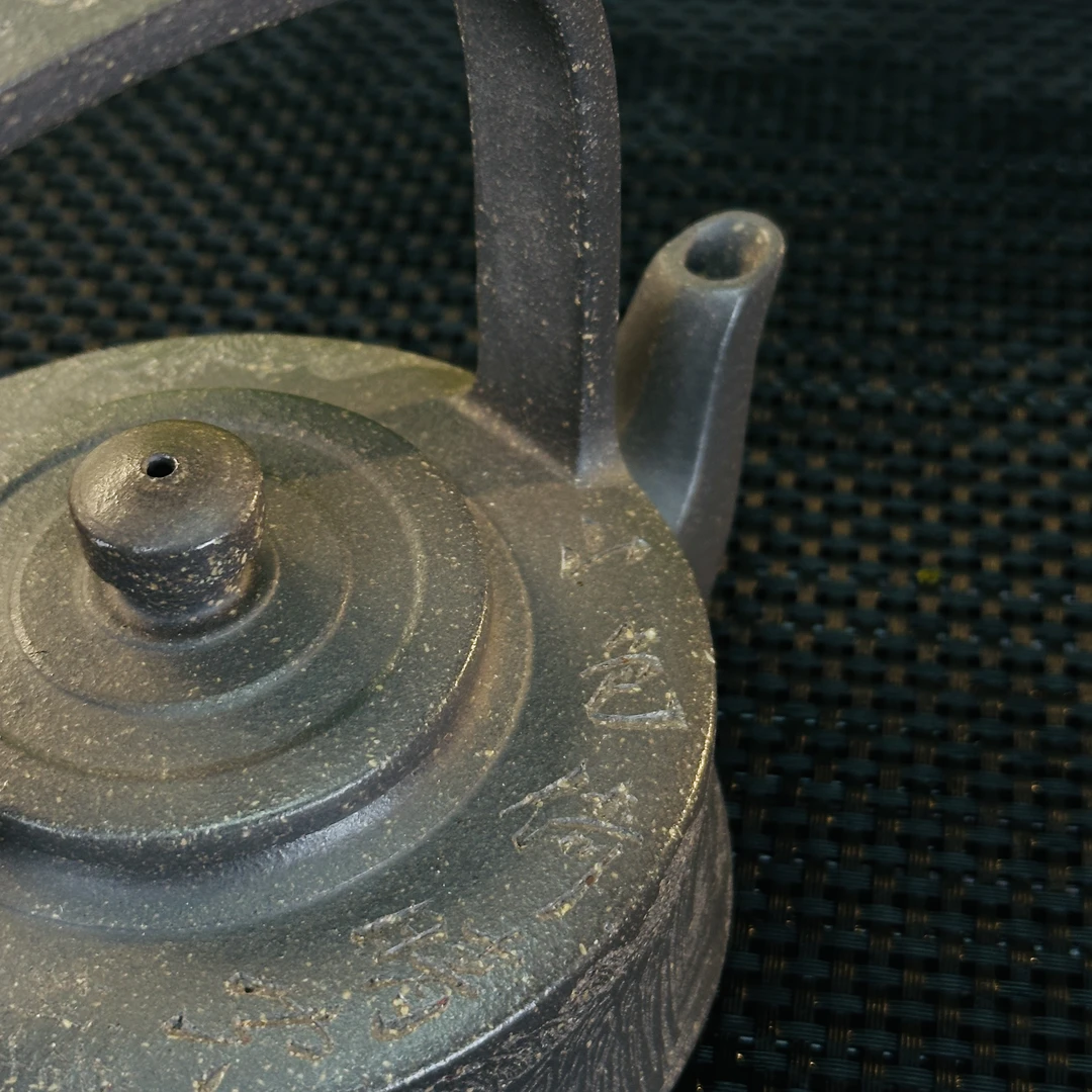 青段提梁壶满刻精工紫砂壶