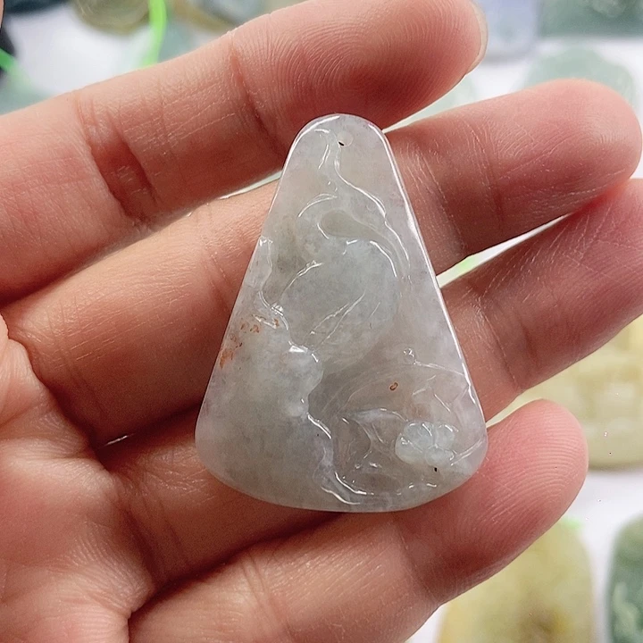 颈饰未镶嵌翡翠天然翡翠