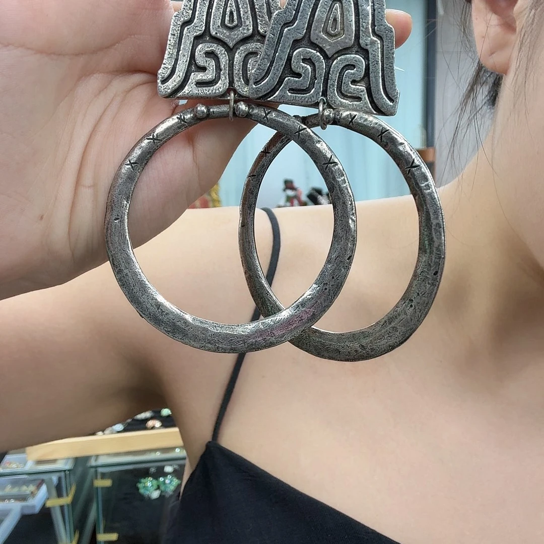 香***姐合金合金琉璃凯撒 耳夹 不退换
