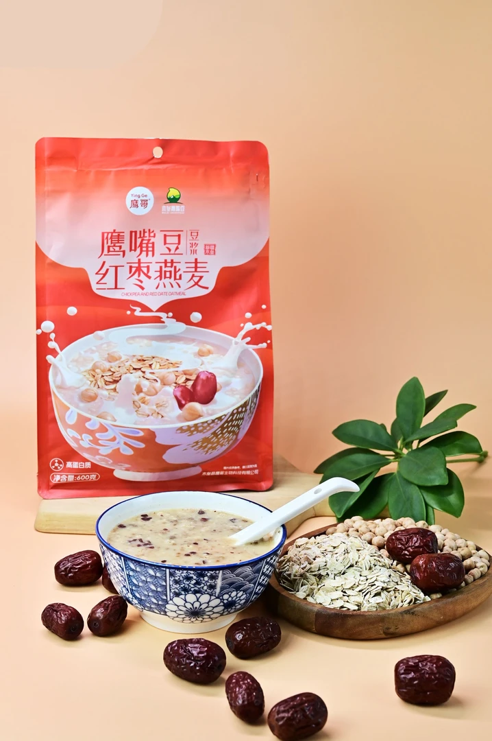 新疆木垒县特产鹰嘴豆红枣燕麦豆浆塑身运动早餐营养低脂高蛋白