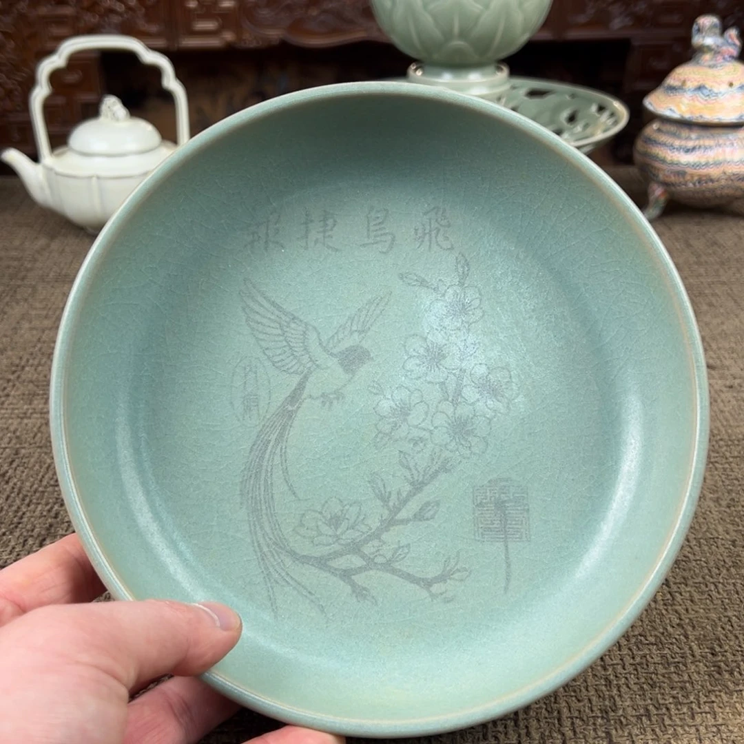 瓷片正能量陶瓷艺术品