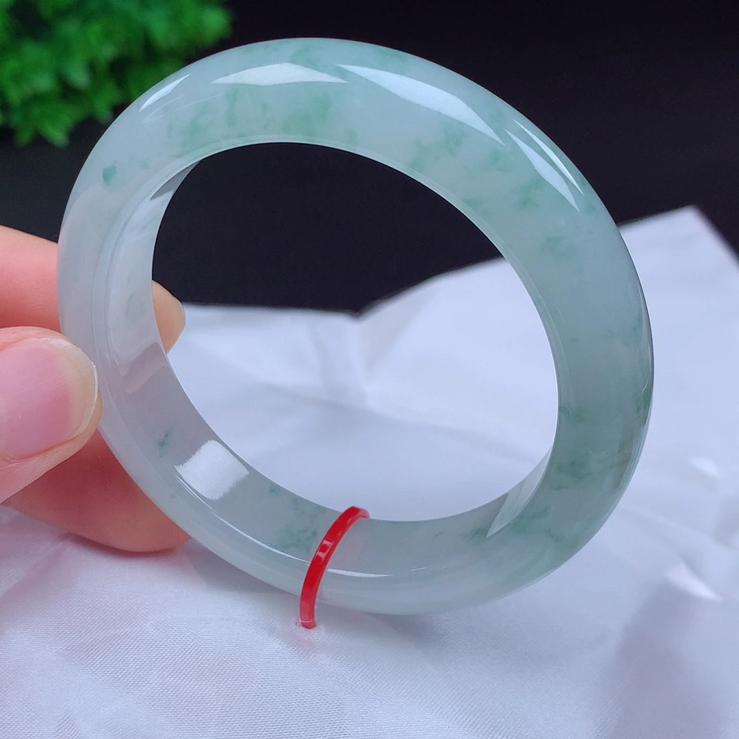 翡翠未镶嵌手镯53圈431129