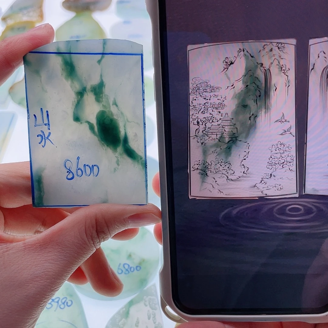 定制翡翠未镶嵌天然