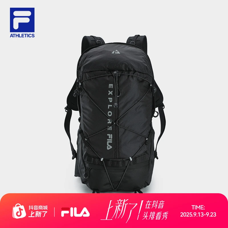 斐乐官方男士背包2025春季新款户外运动双肩包大容量登山包