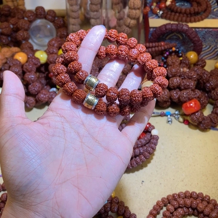 吊坠金刚菩提126玉化双圈跑环