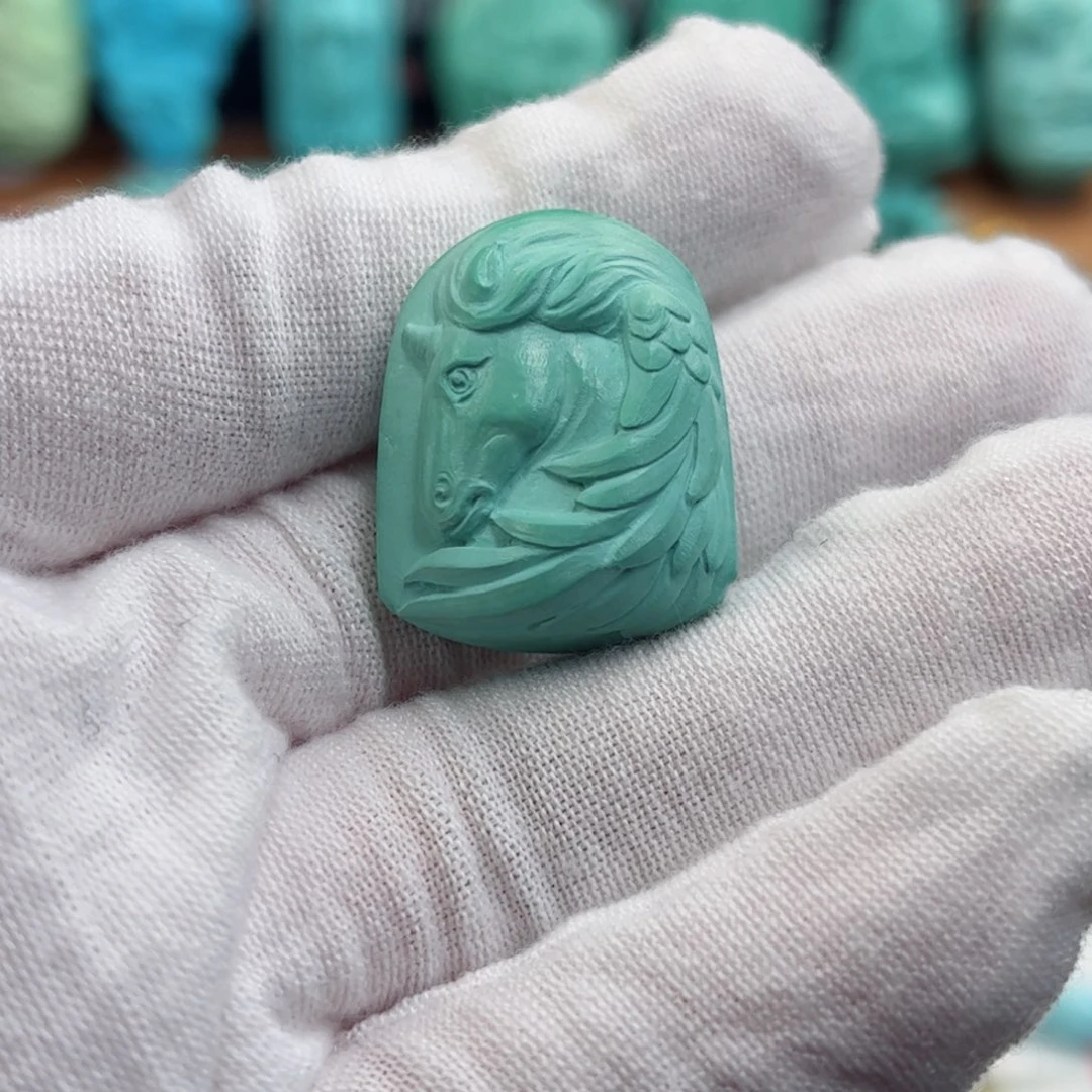 未镶嵌绿松石独角兽