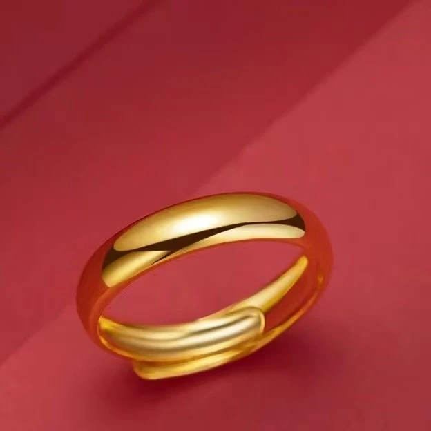 金色民族风素款设计戒指