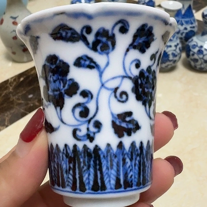 摆件景德镇高温陶瓷杯子微瑕