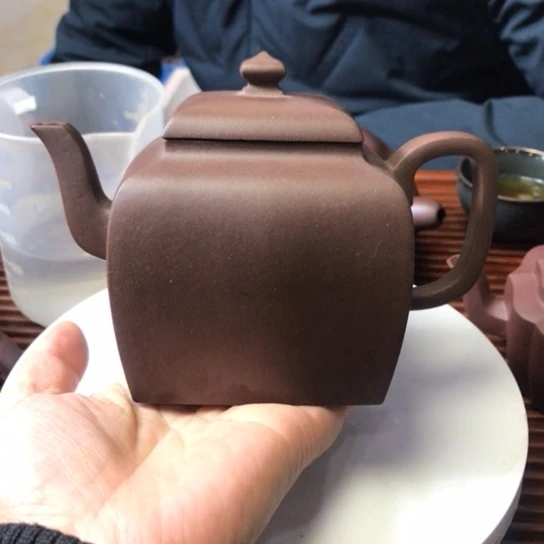 茶壶紫砂弧品方壶茶壶