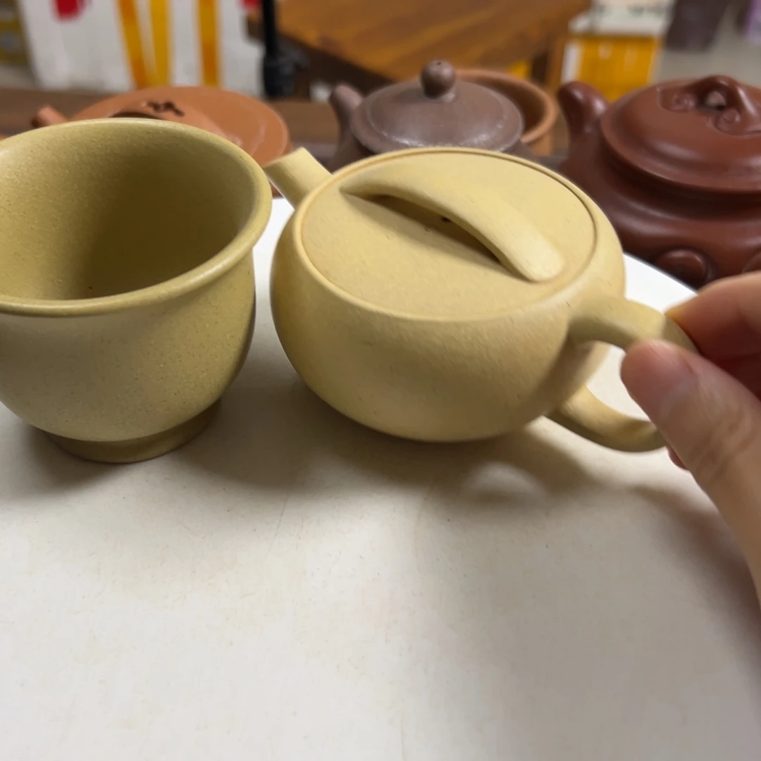 茶壶紫砂本山绿一片瓦140