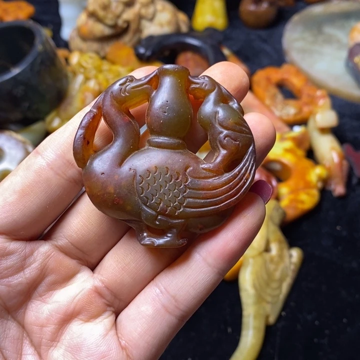 玛瑙/玉髓未镶嵌挂件