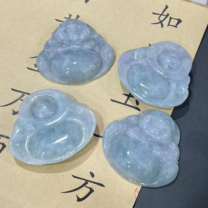 李书锦保真天然翡翠佛公吊坠A0083157【拍一发一】多样性发货