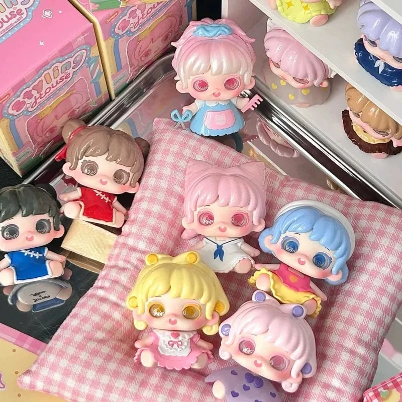 （拆盒）小米娜百变造型设计屋盲盒可爱迷你萌粒玩偶手办公仔