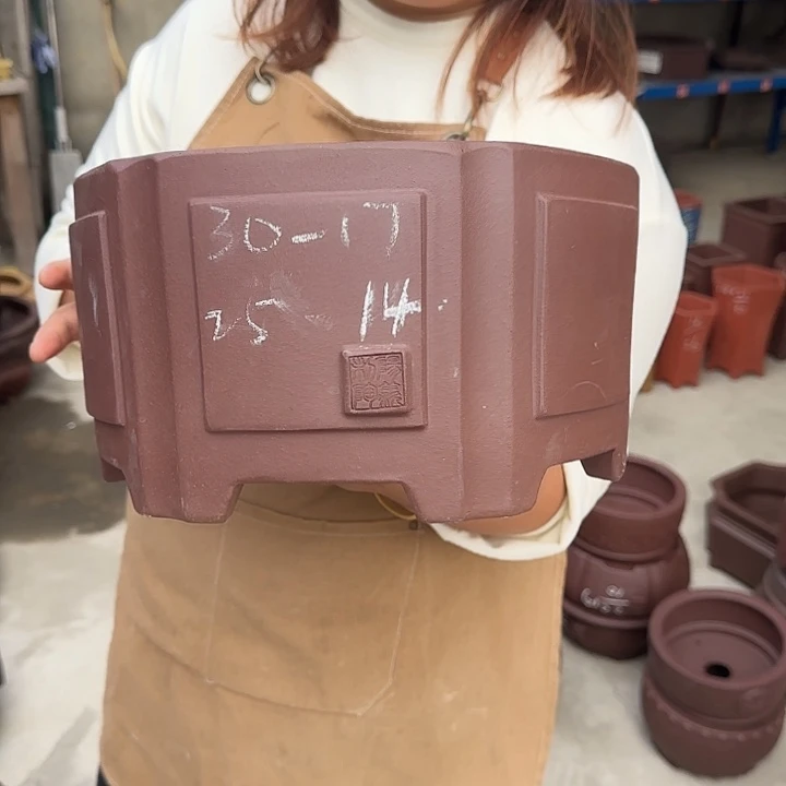 紫砂花盆真的想看