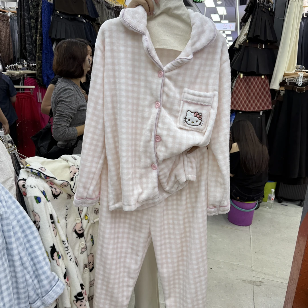 高克重双面法兰绒家居短外套922（上衣➕裤子）