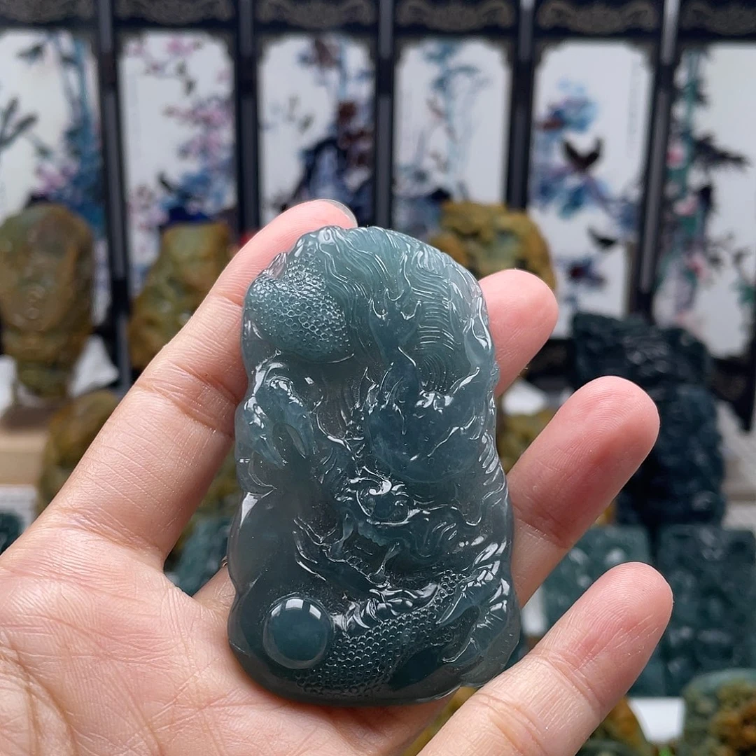 翡翠未镶嵌颈饰天然翡翠a货
