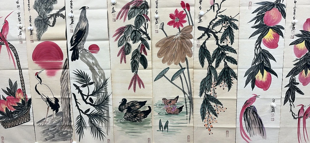 【慕胜】精品八条屏装饰画通用链接