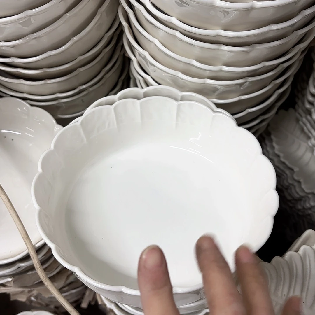 盘微瑕介意勿拍……2个沙拉