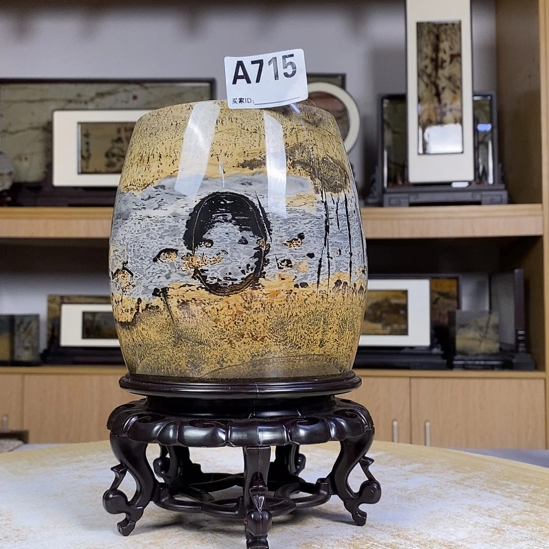 昌化石印石广西国画石摆件