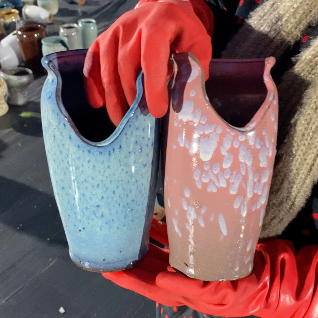 红陶口10高20瑕疵～