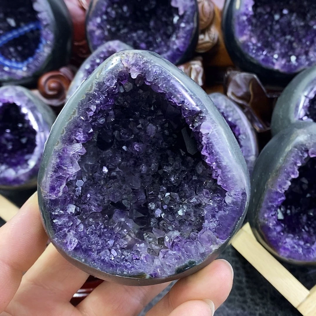 未镶嵌大型摆件（非配饰）水晶紫水晶493 紫水晶龙蛋