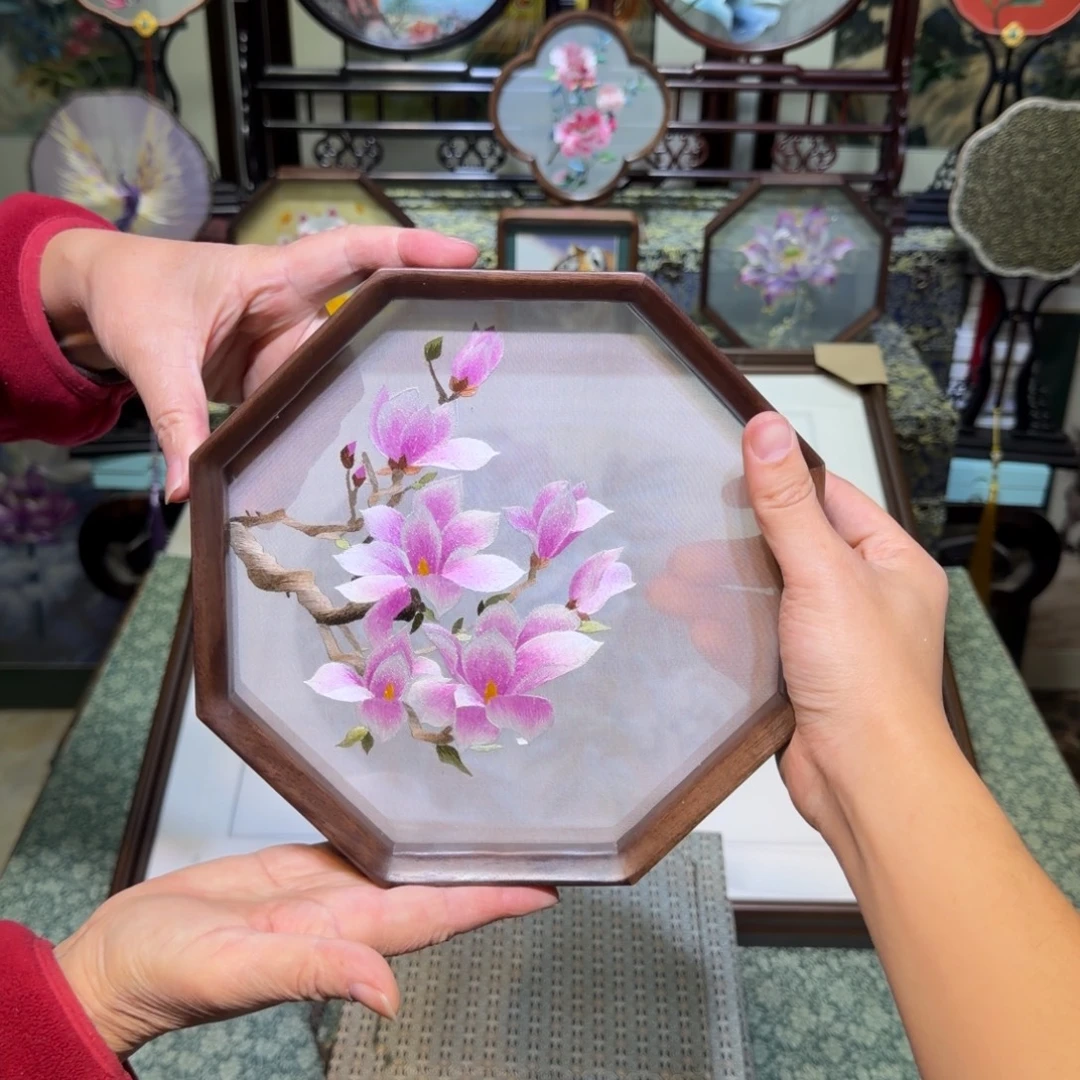 刺绣手工苏绣工艺制作技艺精湛