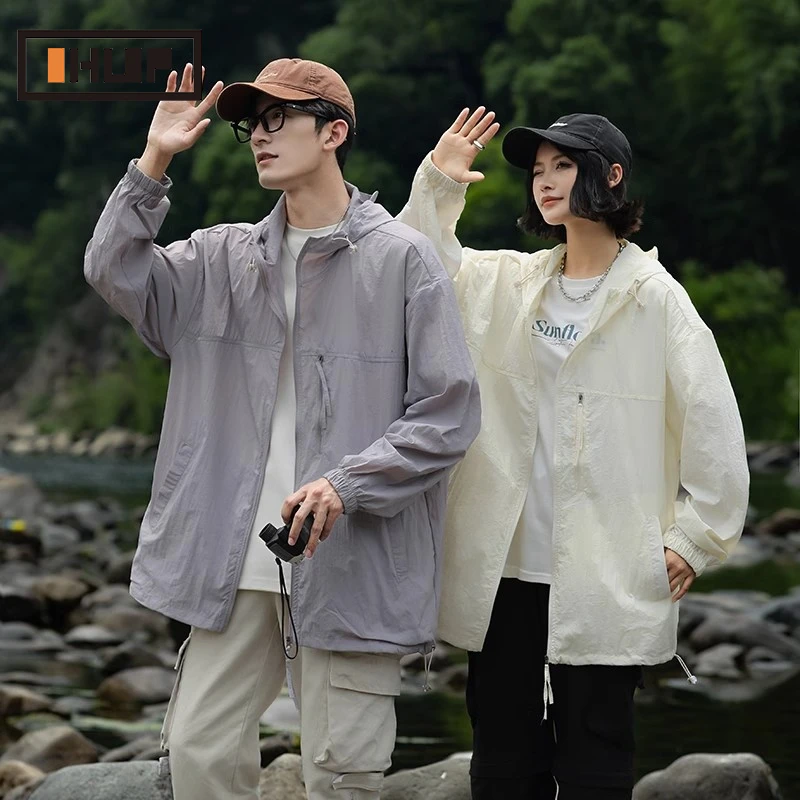 OHUP夏季凉感防晒衣UPF50+夏季新款户外防紫外线速干透气薄款夹克