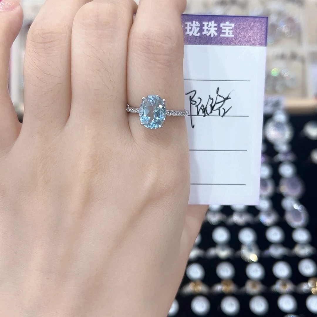 陌***路芙蓉石戒指银S925镶嵌