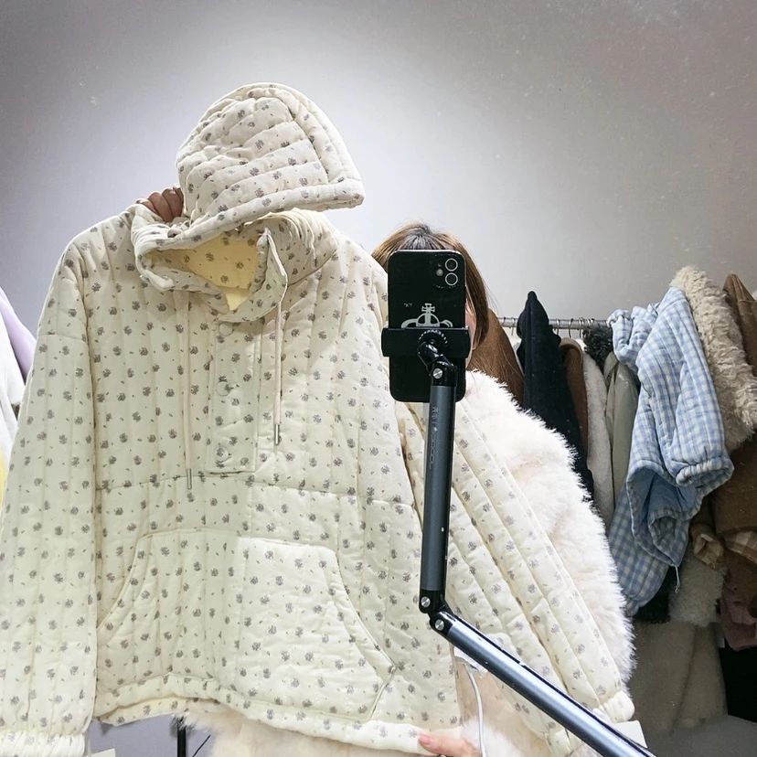 【闪购商品】碎花棉服