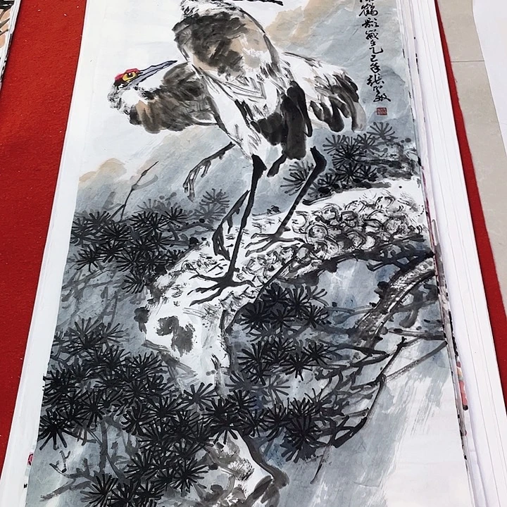 国画张圣敏先生纯手绘作品