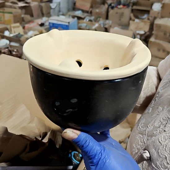 绿泥陶瓷盘子碗啥都有