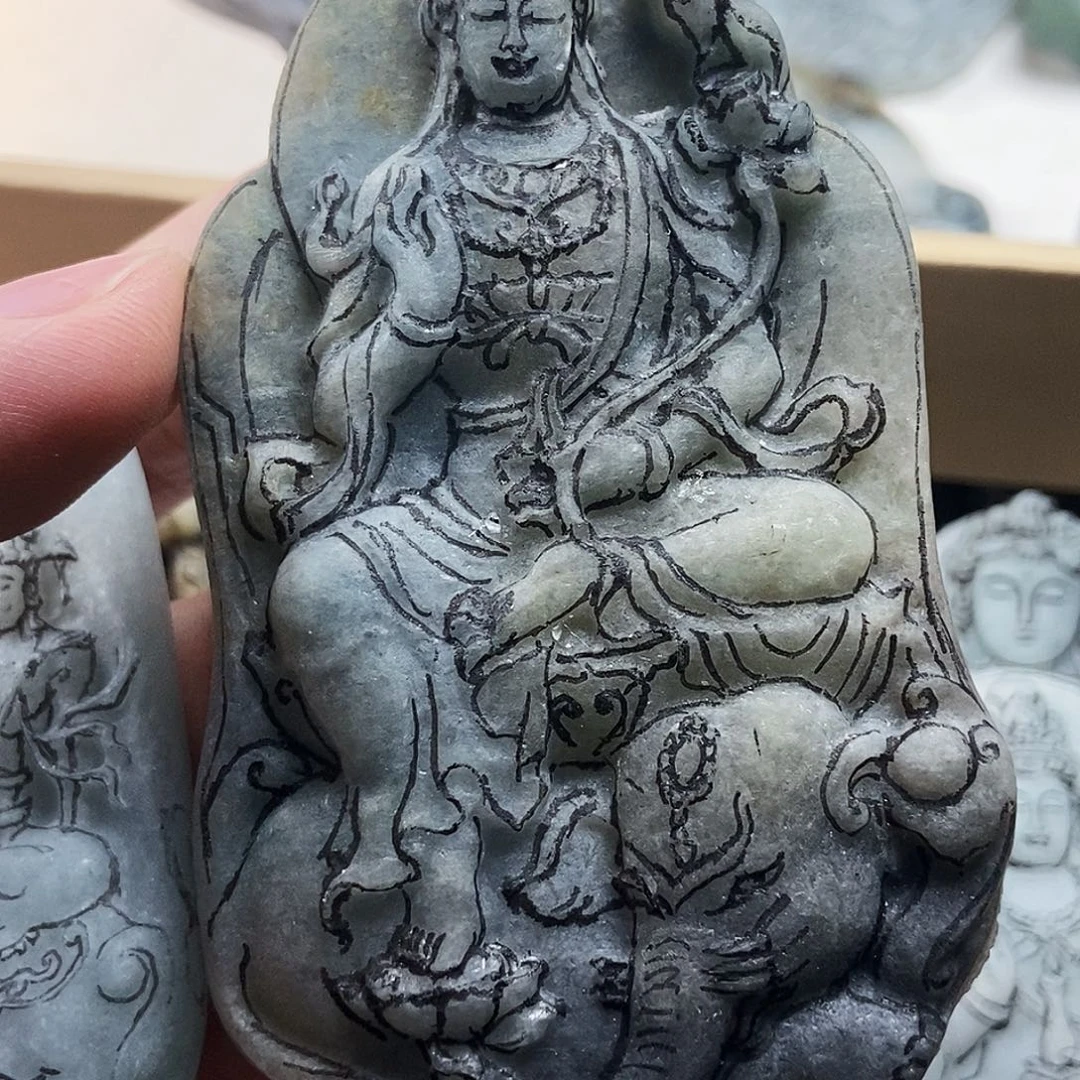 8***⁷定制翡翠未镶嵌纯vv好