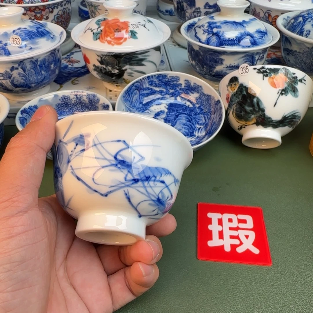 陶纯手工纯手绘茶具357